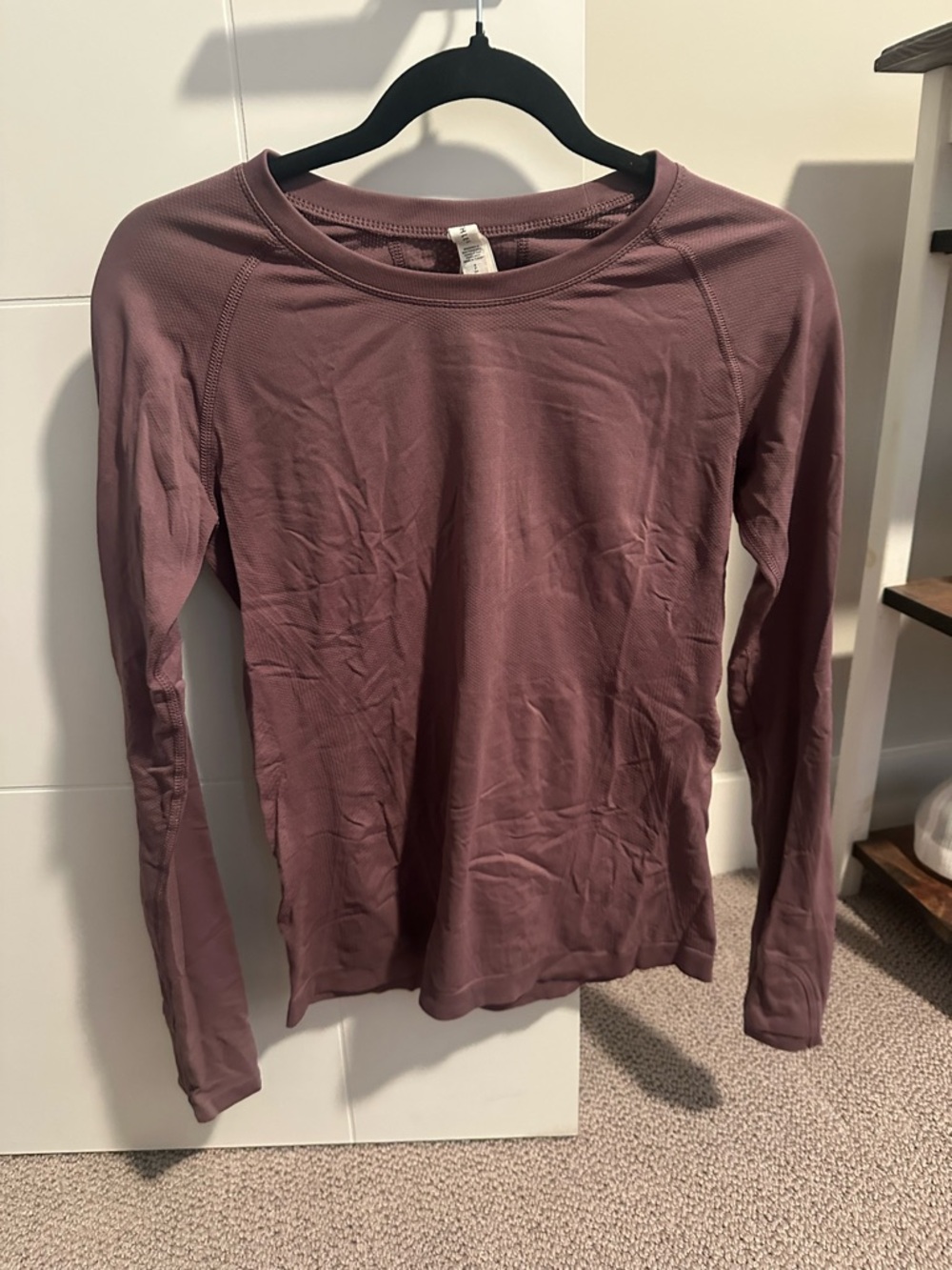 Athleta Momentum Long Sleeve Fitted Running Tee